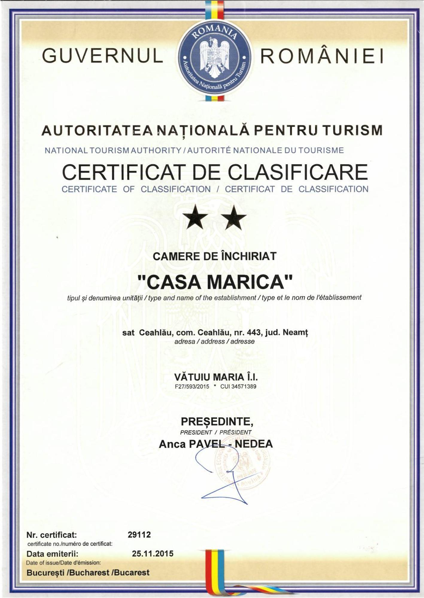 Casă la țară Casa Marica